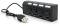 Миниатюра VOLTRONIC USB 2.0 to 4xUSB with switches black YT-HWS4HS-B, фото 1