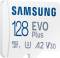 Миниатюра Samsung 128GB microSD class 10 UHS-I U3 V30 A2 EVO Plus MB-MC128SA/EU, фото 2