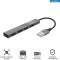 Миниатюра Trust Halyx 4-PORT Mini USB 2.0 Hub 23786, фото 6