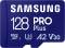 Миниатюра Samsung 128 GB microSDXC Pro Plus UHS-I U3 V30 A2 Class 10 MB-MD128SA/EU, фото 1