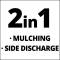 Миниатюра Einhell GE-CM 36/48 Li M - Solo, 36В, PXC, 48 см, мульчува 3413054, фото 12