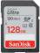 Миниатюра SanDisk 128GB SD class 10 UHS-I Extreme Ultra SDSDUNB-128G-GN6IN, фото 1