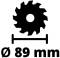 Миниатюра Einhell TE-CS 18/89 Li - Solo акум., PXC, 18В, диск 89х10 4331100, фото 6