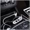 Миниатюра HOCO 2xUSB 10.5W + 3x car socket silver 6957531050896, фото 5