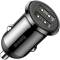 Миниатюра Baseus Grain Pro Car Charger (Dual USB 4.8A ) USB Black CCALLP-01, фото 1