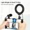 Миниатюра Puluz 4in1 (ring light, mount, phone holder, microphone) PKT3025L, фото 4