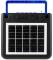 Миниатюра Newvew NV-9218 Solar Panel/BT/USB/TF/FM Blue NWVW-NV-9218-BL, фото 2