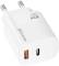 Миниатюра Grand-X GaN 1xUSB-C + 1xUSB QC3.0 36W white CH-360W, фото 4