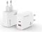 Миниатюра Grand-X GaN 1xUSB-C + 1xUSB 65W PD3.0 QC4.0 AFC SCP FCP wh CH-960W, фото 4