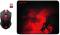Миниатюра Defender M601WL-BA Wireless + mouse pad Black/Red 78227, фото 1