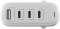 Миниатюра Globex GaN 1xUSB + 3xUSB-C 120W FastPower white GaN120WA3C, фото 1