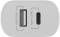 Миниатюра Globex 1xUSB + 1xUSB-C 30W FastPower white 30WAC, фото 1