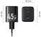 Миниатюра Vention 2xUSB-C PD45W GaN black FEFB0-EU, фото 2