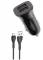 Миниатюра XO TZ10 2.4A/2 USB + Micro USB Black XO-TZ10-MC-BK, фото 1