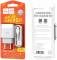 Миниатюра HOCO C73A Glorious dual port charger set(Type-C) White 6931474713070, фото 5