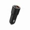 Миниатюра Gembird 1xUSB-C PD20W + 1xUSB QC3.0 car adapter black TA-UC-AC2PDQC38-CAR-01, фото 6