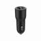 Миниатюра Gembird 1xUSB-C PD20W + 1xUSB QC3.0 car adapter black TA-UC-AC2PDQC38-CAR-01, фото 7