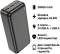 Миниатюра HOCO 30000mAh Astute 22.5W PD QC Black J101B / 714732, фото 4