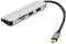 Миниатюра PowerPlant USB Type-C to 3*USB 3.0 Ports + TF/SD Card Reader CA912100, фото 1