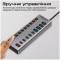 Миниатюра Promate USB-C 10-in-1 5xUSB-C + 5xUSB gray gegahub-5g, фото 4
