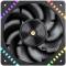 Миниатюра JONSBO HF2-120BR ARGB Black, фото 2
