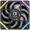 Миниатюра JONSBO HF2-120BR ARGB Black, фото 4