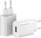 Миниатюра Grand-X Quick Charge QС3.0, + cable USB -> Type C 1m white CH-550WT, фото 4