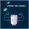Миниатюра Canyon 1xUSB-C PD65W + 1xUSB QC3.0 + cable USB-C to USB-C CNS-CURC65ACW, фото 12