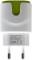 Миниатюра Patron 2xUSB 2.0 2A/1A white/green PN-2USB-220V-G, фото 3