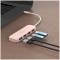Миниатюра J5Create USB-C to 4xUSB-A 3.2 10Gbps rose JCH341ER-N, фото 5