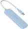 Миниатюра J5Create USB-C to 4xUSB-A 3.2 10Gbps cyan JCH341EC-N, фото 2