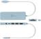 Миниатюра J5Create USB-C 6-in-1 2xUSB 3.2 + USB-C PD + HDMI 4K + SD/T JCD373EC-N, фото 3