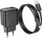 Миниатюра HOCO CS21A Rich USB QC3.0 + cable USB to USB-C Black 6942007609906, фото 4