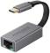 Миниатюра Promate USB-C to RJ45 Ethernet 1000Mbps grey gigaLink-c.grey, фото 1