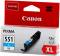 Миниатюра Canon CLI-551XL Cyan 11 ml 6444B001, фото 1