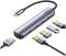 Миниатюра Ugreen USB-C to 4xUSB 3.0 + HDMI CM417 gray 20197, фото 1