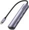 Миниатюра Ugreen USB-C to 4xUSB 3.0 + HDMI CM417 gray 20197, фото 2