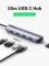 Миниатюра Ugreen USB-C to 4xUSB 3.0 + HDMI CM417 gray 20197, фото 3