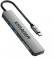 Миниатюра ESSAGER USB-C 7-in-1 HDMI + USB 3.2 + USB-C + SD/TF gray EHB07-QH0G-Z, фото 1