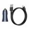 Миниатюра Baseus 2xUSB QC3.0 + cable USB to USB-C 40W Golden Contac TZCCJD-A0G, фото 4