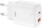 Миниатюра XO 1xUSB-C PD20W + 1xUSB QC3.0 White L158.white, фото 2