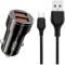 Миниатюра XO 2xUSB 12W black CC48.black, фото 2