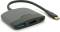 Миниатюра VOLTRONIC USB-C 3-in-1 USB 3.0 + USB-C + HDMI 0.23m black YT-HTC3in1, фото 3