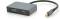Миниатюра VOLTRONIC USB-C 2-in-1 HDMI + VGA 0.23m silver YT-HTC2in1, фото 2