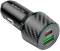 Миниатюра BOROFONE 1xUSB-C PD30W + 1xUSB QC3.0 48W car adapter black 6941991101175, фото 3