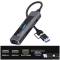 Миниатюра XoKo USB-C 5-in-1 USB 3.0 + USB 2.0 + SD/TF + RJ45 100M XK-AC-350, фото 2
