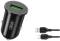 Миниатюра XO USB QC3.0 18W + cable USB to Micro 5P black TZ12-M-BK, фото 3
