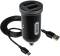 Миниатюра XO 2xUSB 2.1A + cable USB to Micro 5P black TZ08-M-BK, фото 1