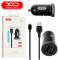 Миниатюра XO 2xUSB 2.1A + cable USB to Micro 5P black TZ08-M-BK, фото 6