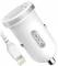 Миниатюра XO 2xUSB 2.1A + cable USB to Lightning white TZ08-L-WH, фото 1